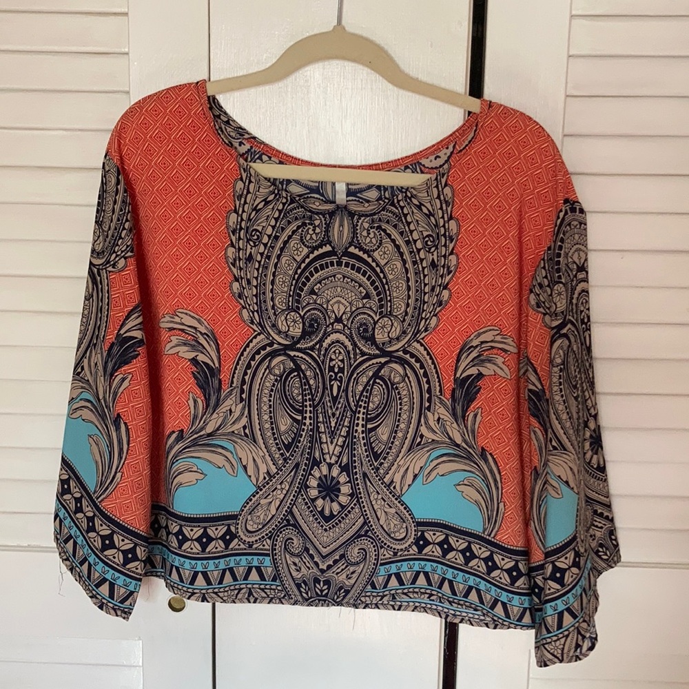 Printed Blouse Size S/M